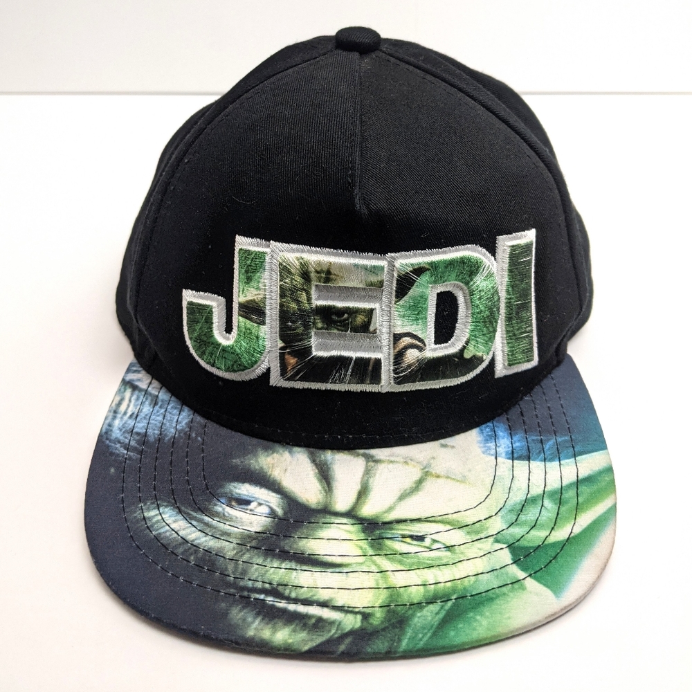 Disney Star Wars Jedi Yoda Flat Bill Baseball Hat